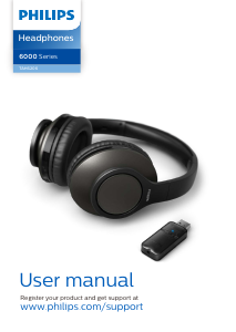 Manual Philips TAH6206BK Headphone