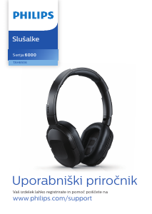 Priročnik Philips TAH6506BK Slušalka