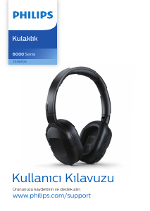 Kullanım kılavuzu Philips TAH6506BK Kulaklık