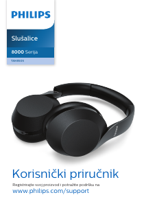 Priručnik Philips TAH8505BK Slušalica