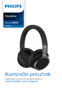 Priručnik Philips TAH9505BK Slušalica
