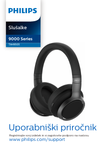 Priročnik Philips TAH9505BK Slušalka