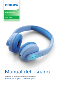 Manual de uso Philips TAK4206BL Auriculares