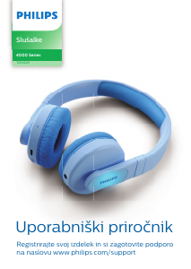 Priročnik Philips TAK4206BL Slušalka