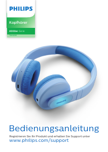 Bedienungsanleitung Philips TAK4206BL Kopfhörer