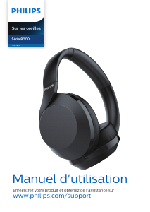 Mode d’emploi Philips TAPH802BK Casque