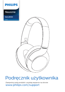 Instrukcja Philips TAPH802BK Słuchawki