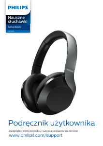 Instrukcja Philips TAPH805BK Słuchawki