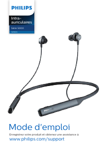 Mode d’emploi Philips TAPN505BK Casque