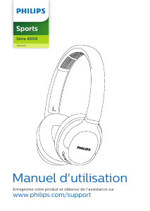 Mode d’emploi Philips TASH402BK Casque