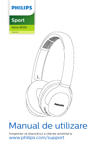 Manual Philips TASH402BK Căşti