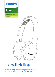 Handleiding Philips TASH402LF Koptelefoon