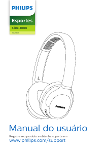 Manual Philips TASH402LF Auscultador