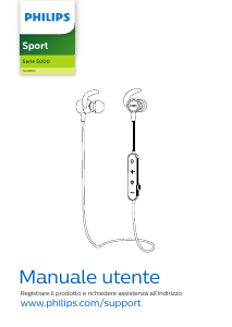 Manuale Philips TASN503BK Cuffie