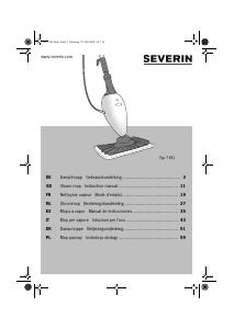 Manuale Severin ST 7181 Hygenius Delight Pulitore a vapore