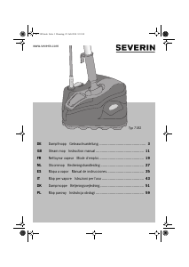 Brugsanvisning Severin ST 7182 Hygenius Delight Damprenser