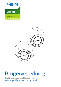 Brugsanvisning Philips TAST702BK Hovedtelefon