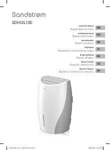 Manual Sandstrøm SDH12L13E Dehumidifier