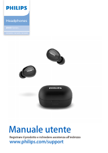 Manuale Philips TAT2205BL Cuffie