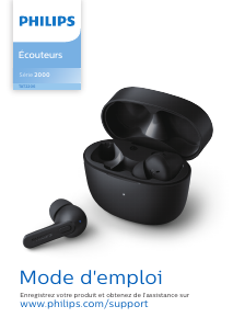 Mode d’emploi Philips TAT2206BK Casque