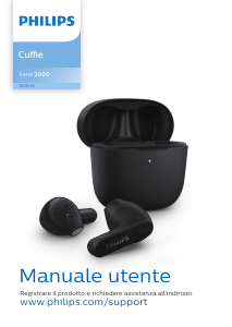 Manuale Philips TAT2236BK Cuffie