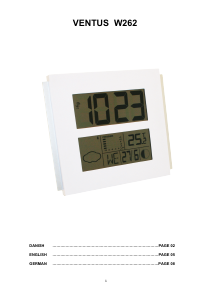 Manual Ventus W262 Weather Station