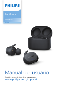 Manual de uso Philips TAT3216BK Auriculares