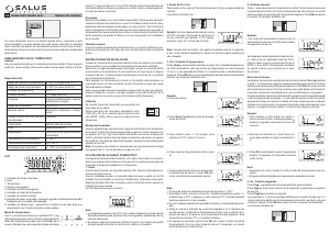 Manual de uso Salus ME3101X Termostato