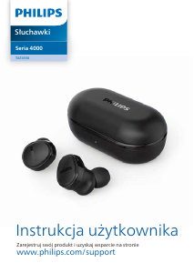 Instrukcja Philips TAT4556BK Słuchawki