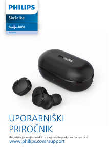 Priročnik Philips TAT4556BK Slušalka