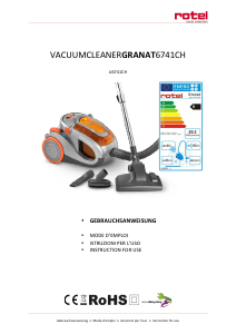 Manual Rotel U6741CH Granat Vacuum Cleaner