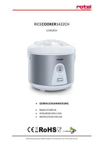 Manual Rotel U1422CH Rice Cooker