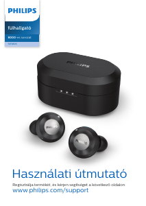 Használati útmutató Philips TAT8505BK Fejhallgató