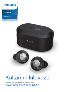 Kullanım kılavuzu Philips TAT8505BK Kulaklık