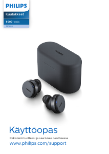 Käyttöohje Philips TAT8506BK Kuuloke