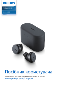 Посібник Philips TAT8506BK Навушник