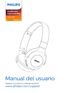 Manual de uso Philips TAUH202BK Auriculares