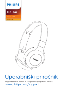 Priročnik Philips TAUH202BK Slušalka
