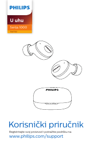 Priručnik Philips TAUT102BK Slušalica