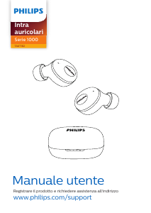 Manuale Philips TAUT102BK Cuffie