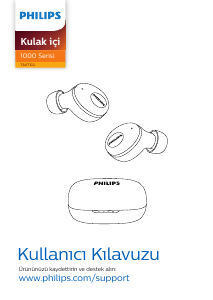 Kullanım kılavuzu Philips TAUT102BK Kulaklık