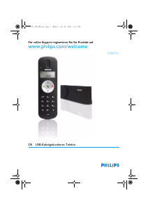 Bedienungsanleitung Philips VOIP151 IP-telefon