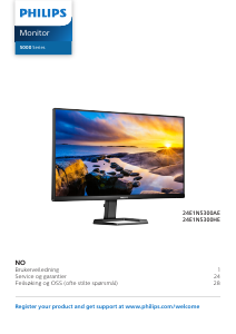 Bruksanvisning Philips 24E1N5300AE LED-skjerm