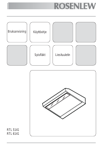 Käyttöohje Rosenlew RLT5141W Liesituuletin