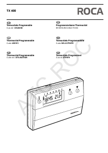 Manual de uso Roca TX 400 Termostato