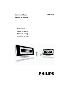 Instrukcja Philips WACS700 Odtwarzacz multimedialny