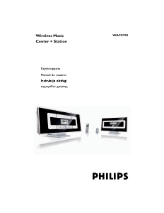 Manual Philips WACS700 Leitor multimédia