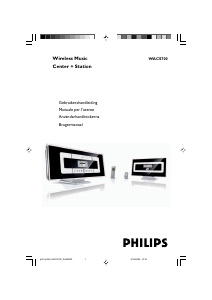 Bruksanvisning Philips WACS700 Mediaspelare