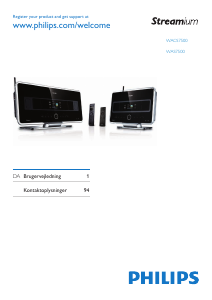 Brugsanvisning Philips WACS7500 Streamium Medieafspiller