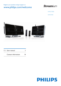Manual Philips WACS7500 Streamium Media Player